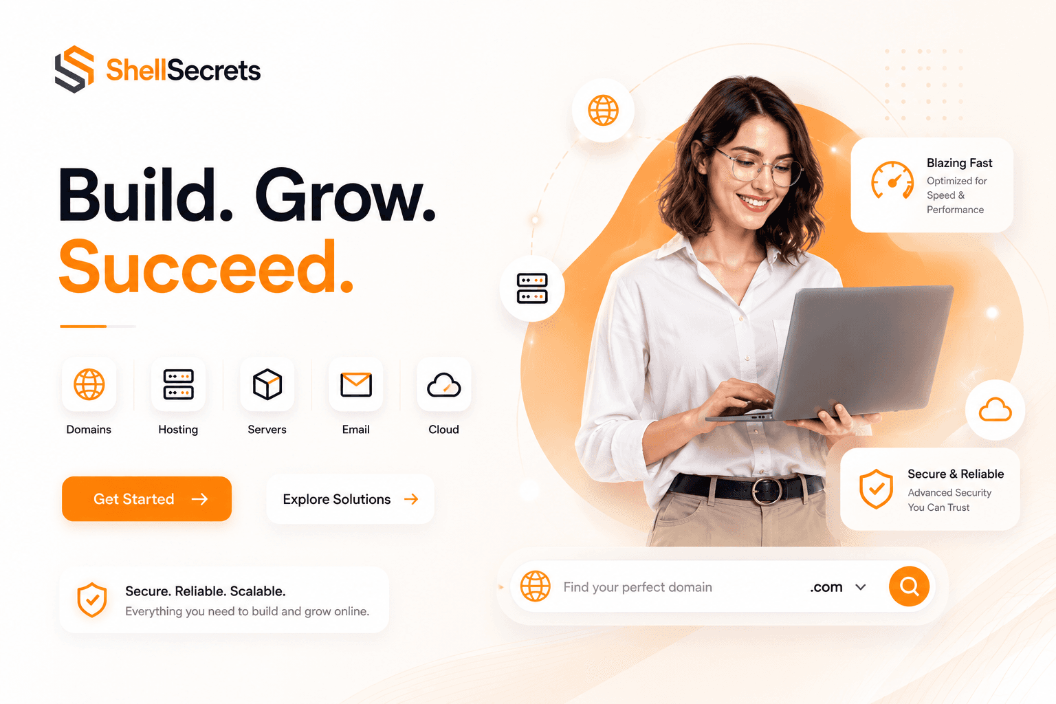ShellSecrets web hosting, cloud, DevOps, and business email services